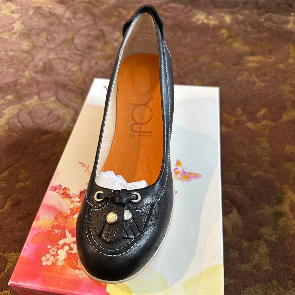 New- Never Worn: You by Crocs Neat Wedge Loafer